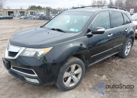 2010 Acura Mdx Technology Package из США, поврежденный, VIN 2HNYD2H46AH505171
